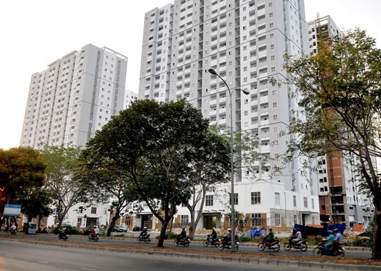 HQ Plaza social housing project in Binh Chanh district, HCMC (Photo: SGGP)